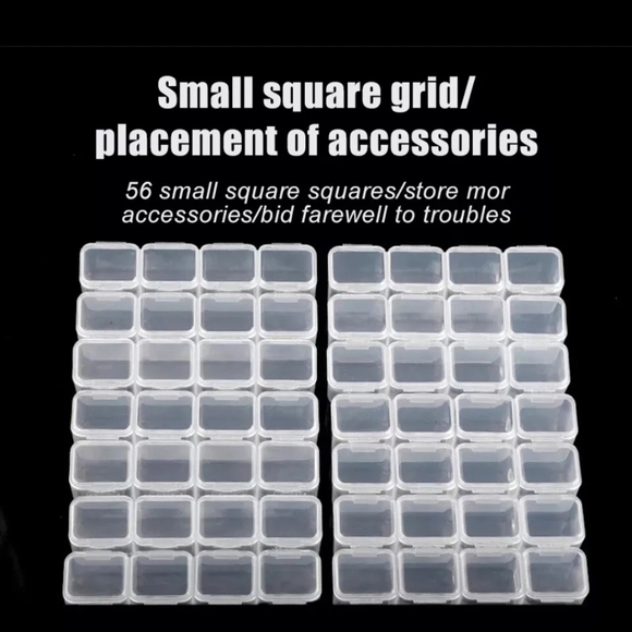 3 large bead storage 56 grid 1 small 4 free - Picture 10 of 16
